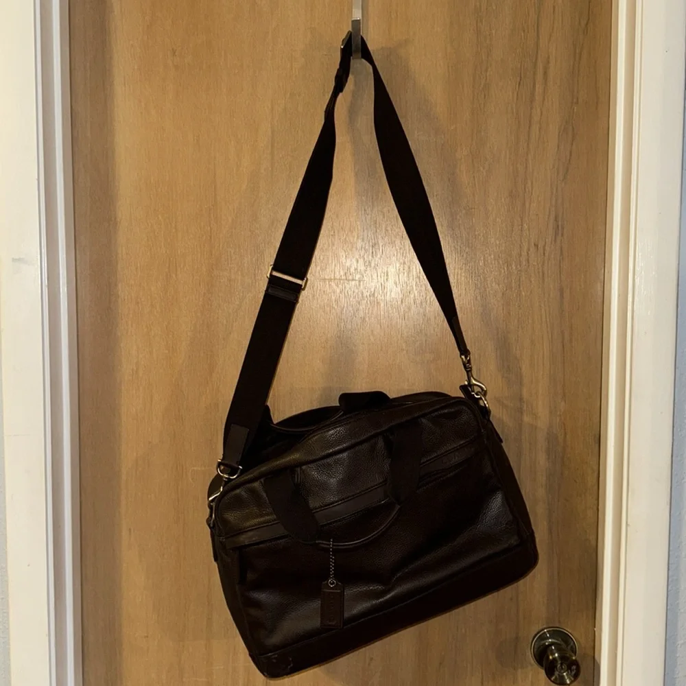 Coach Brown Leather Men's Bag